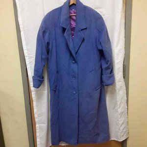 Appleseeds Womens Fleece Overcoat Purple Size 18
